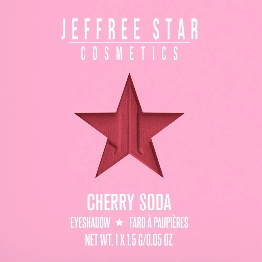 NIB New Jeffree Star Single Pressed Pigment Eyeshadow Cherry Soda 0.05 oz